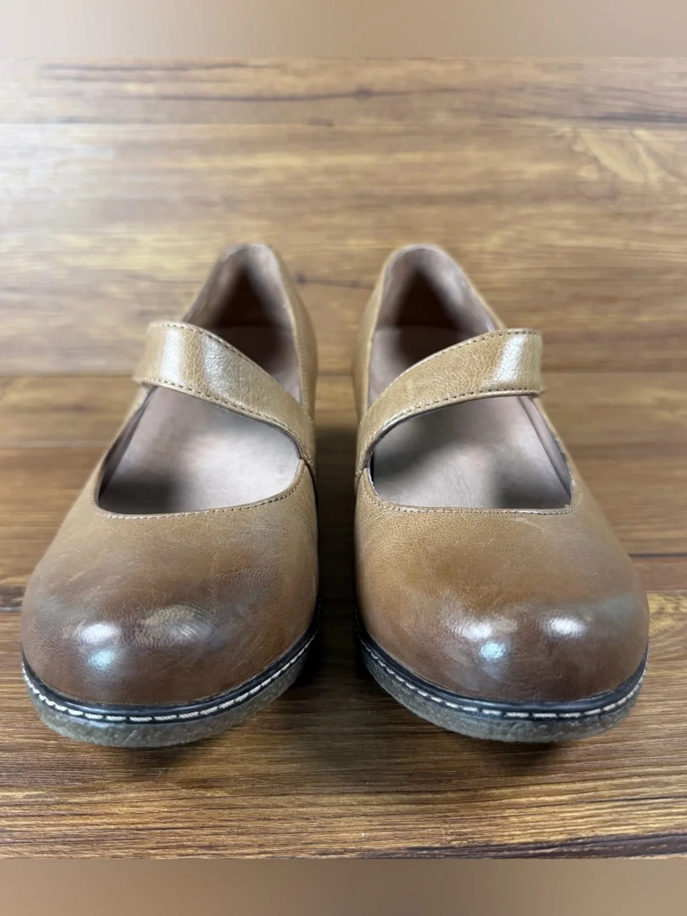Dansko Lanie Wedge Mary Jane Nubuck Leather Women’s Size 6 (36) Shoes